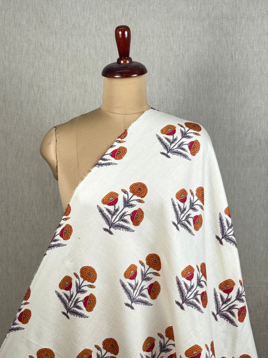 Printed Cotton Satin Fabric