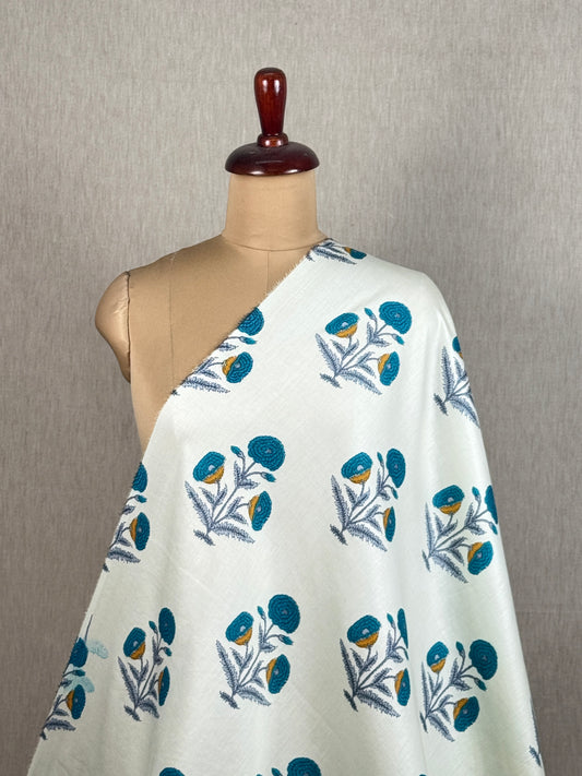 Printed Cotton Satin Fabric