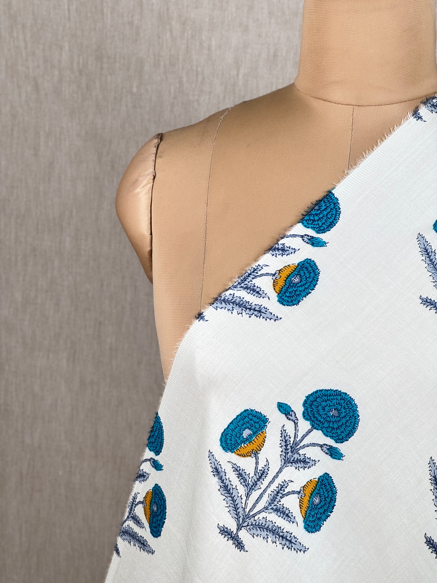 Printed Cotton Satin Fabric