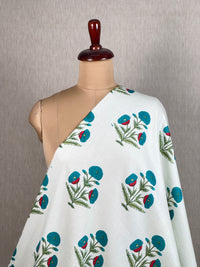 Printed Cotton Satin Fabric