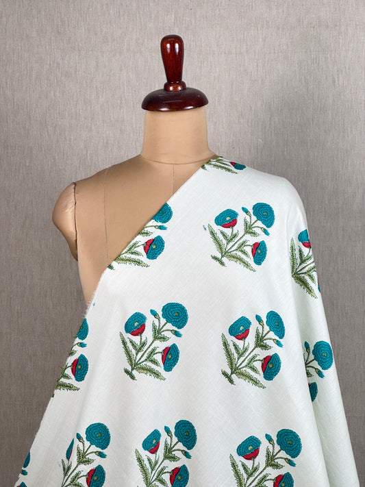 Printed Cotton Satin Fabric