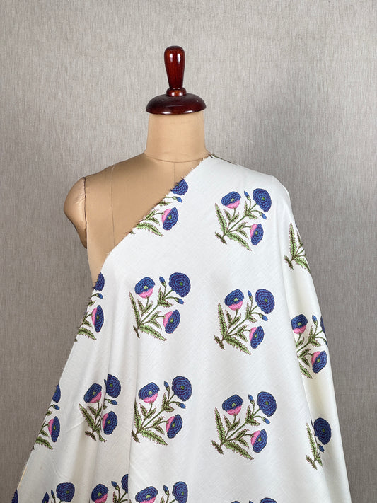 Printed Cotton Satin Fabric