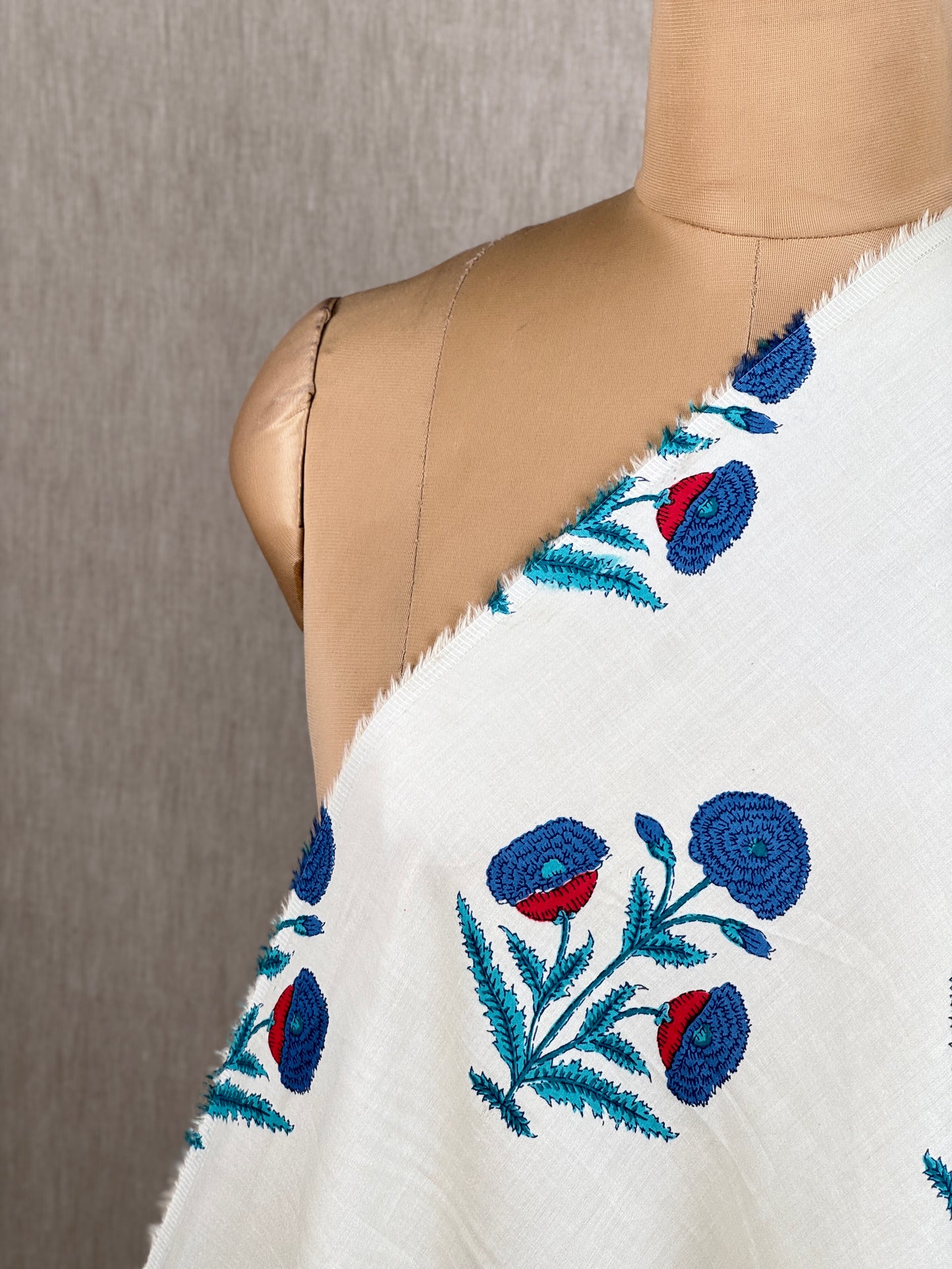 Printed Cotton Satin Fabric