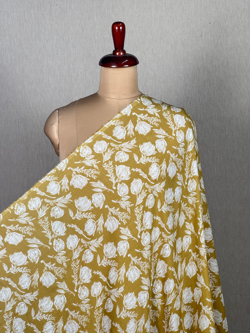 Printed Muslin Fabric
