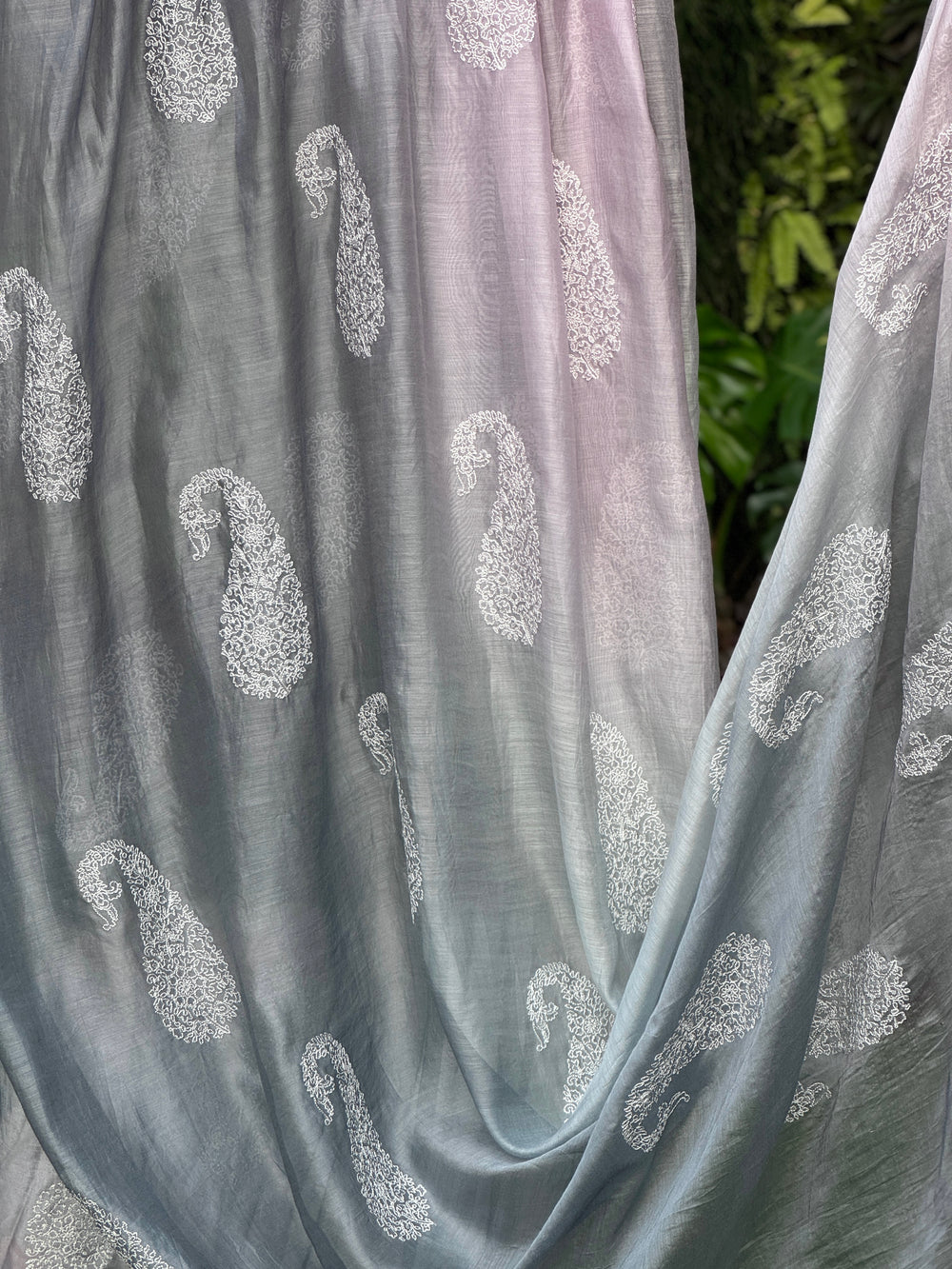 Embroidered 4D Banarasi Silk Chanderi Fabrics