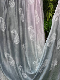 Embroidered 4D Banarasi Silk Chanderi Fabrics