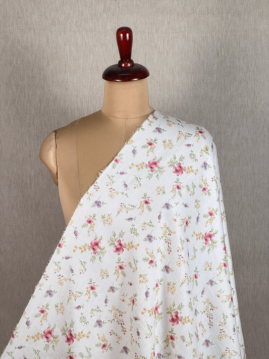 Printed Cotton Satin Fabric