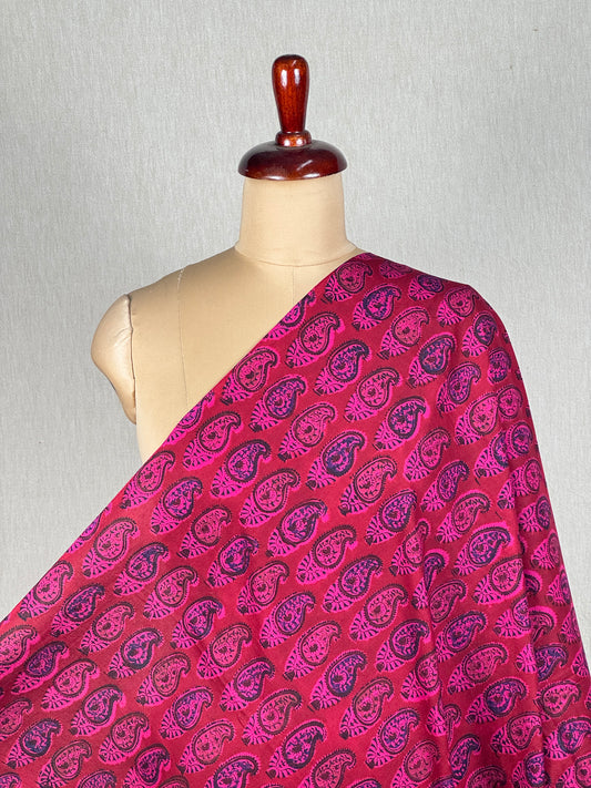 Block Printed Kalamkari  Cotton Fabrics