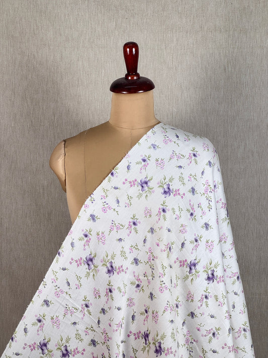 Printed Cotton Satin Fabric