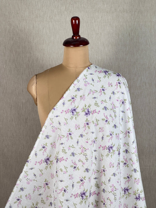 Printed Cambric Cotton  Fabric