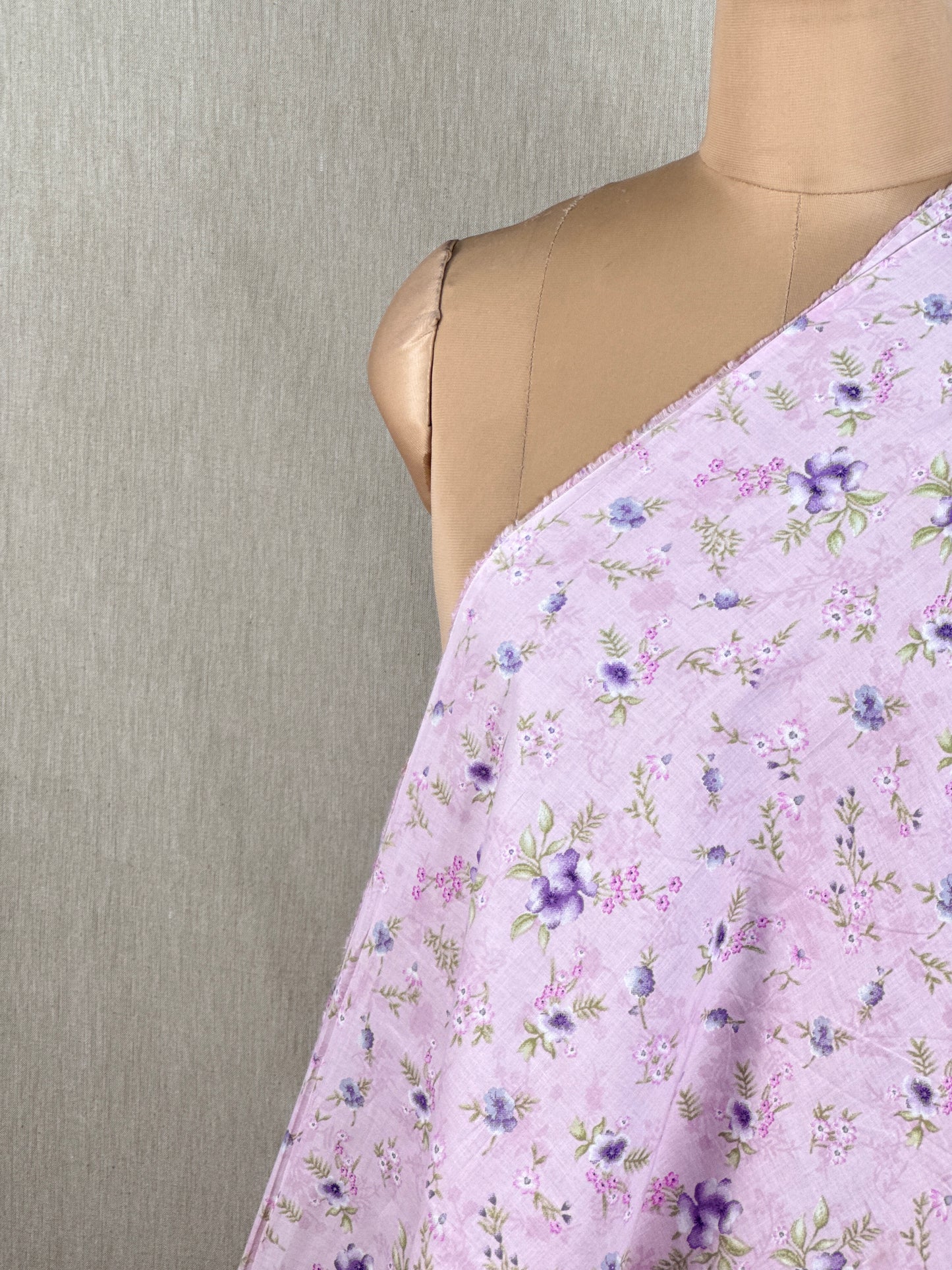 Printed Cambric Cotton  Fabric