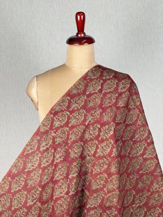 Block Printed Kalamkari  Cotton Fabrics