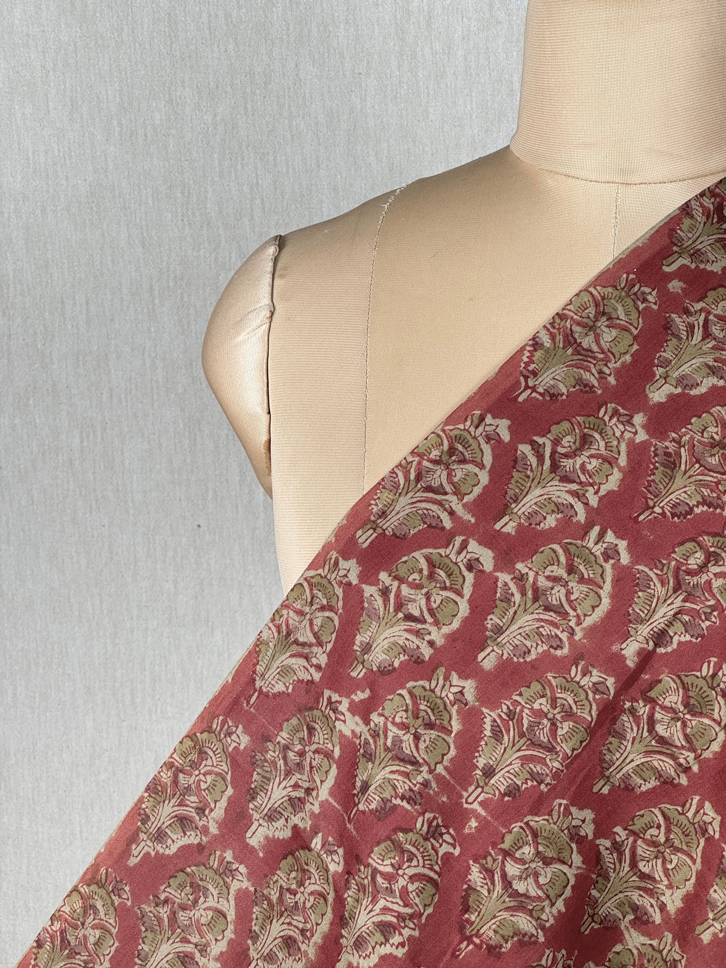 Block Printed Kalamkari  Cotton Fabrics