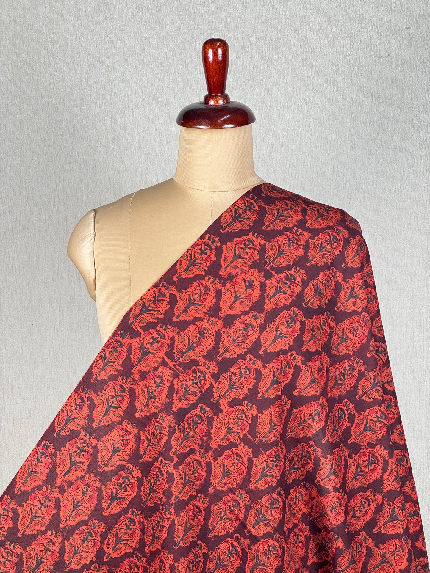 Block Printed Kalamkari  Cotton Fabrics