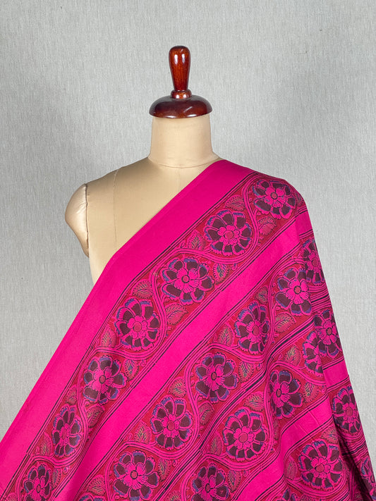 Block Printed Kalamkari  Cotton Fabrics