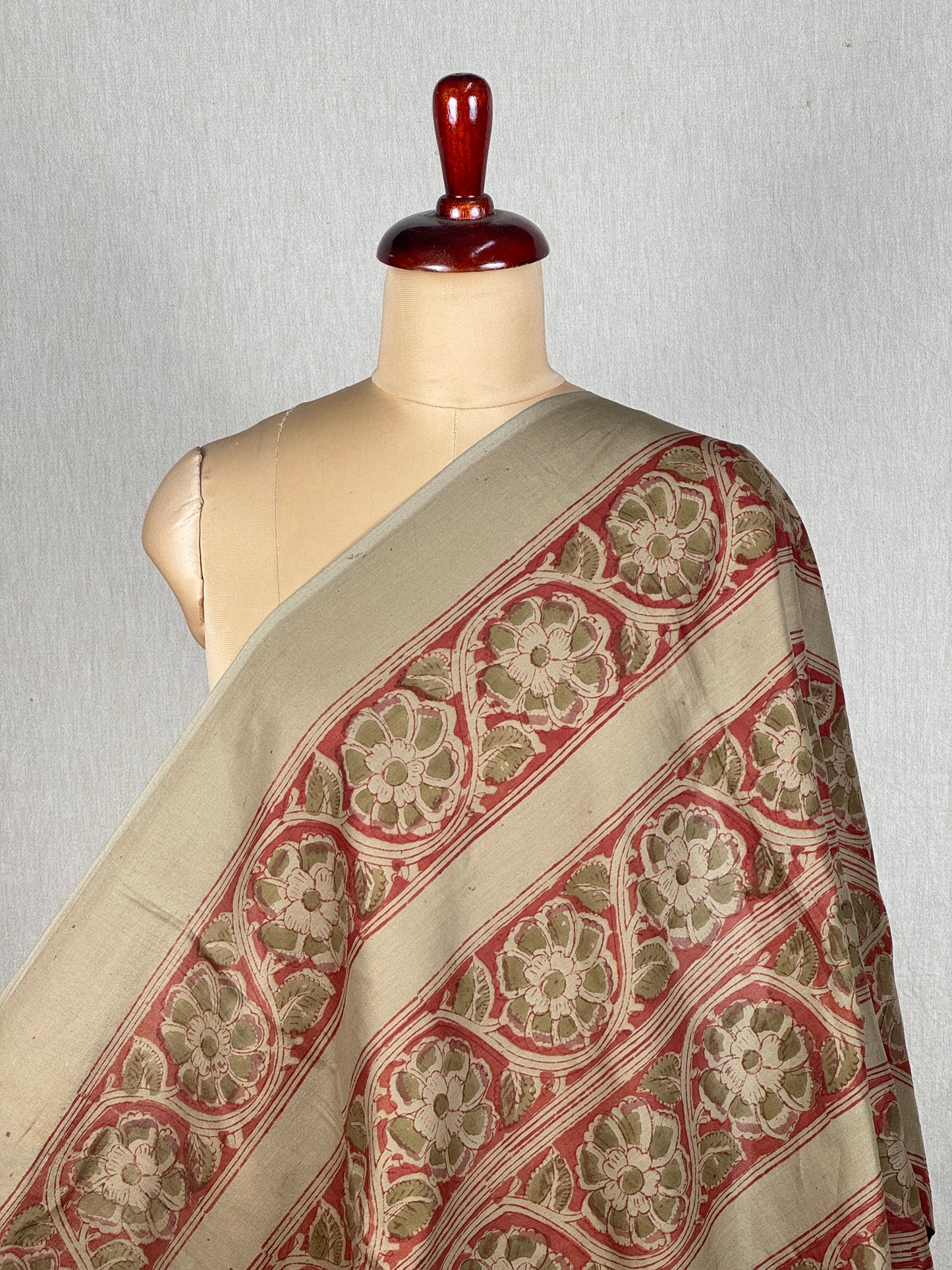 Block Printed Kalamkari  Cotton Fabrics