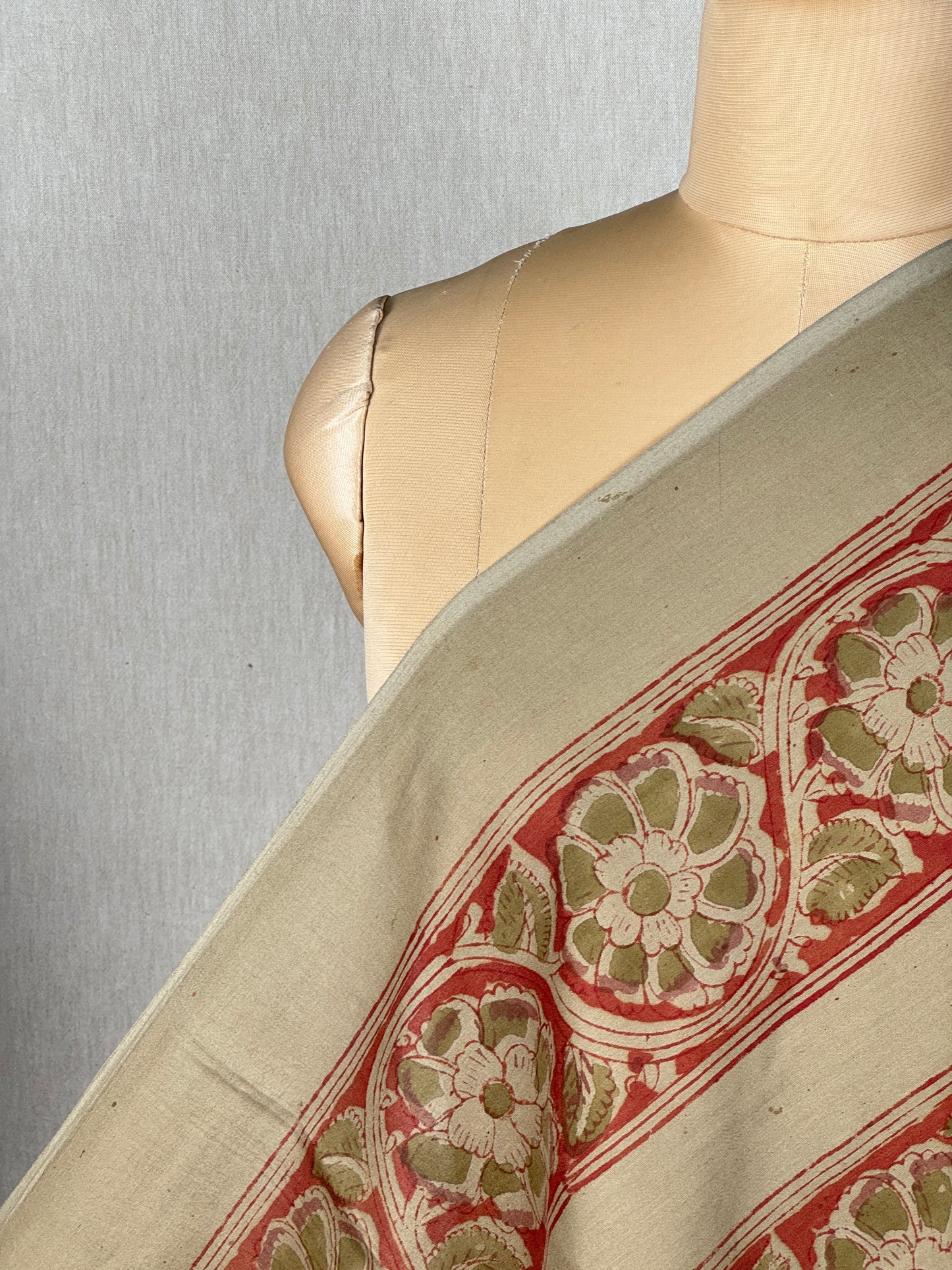 Block Printed Kalamkari  Cotton Fabrics
