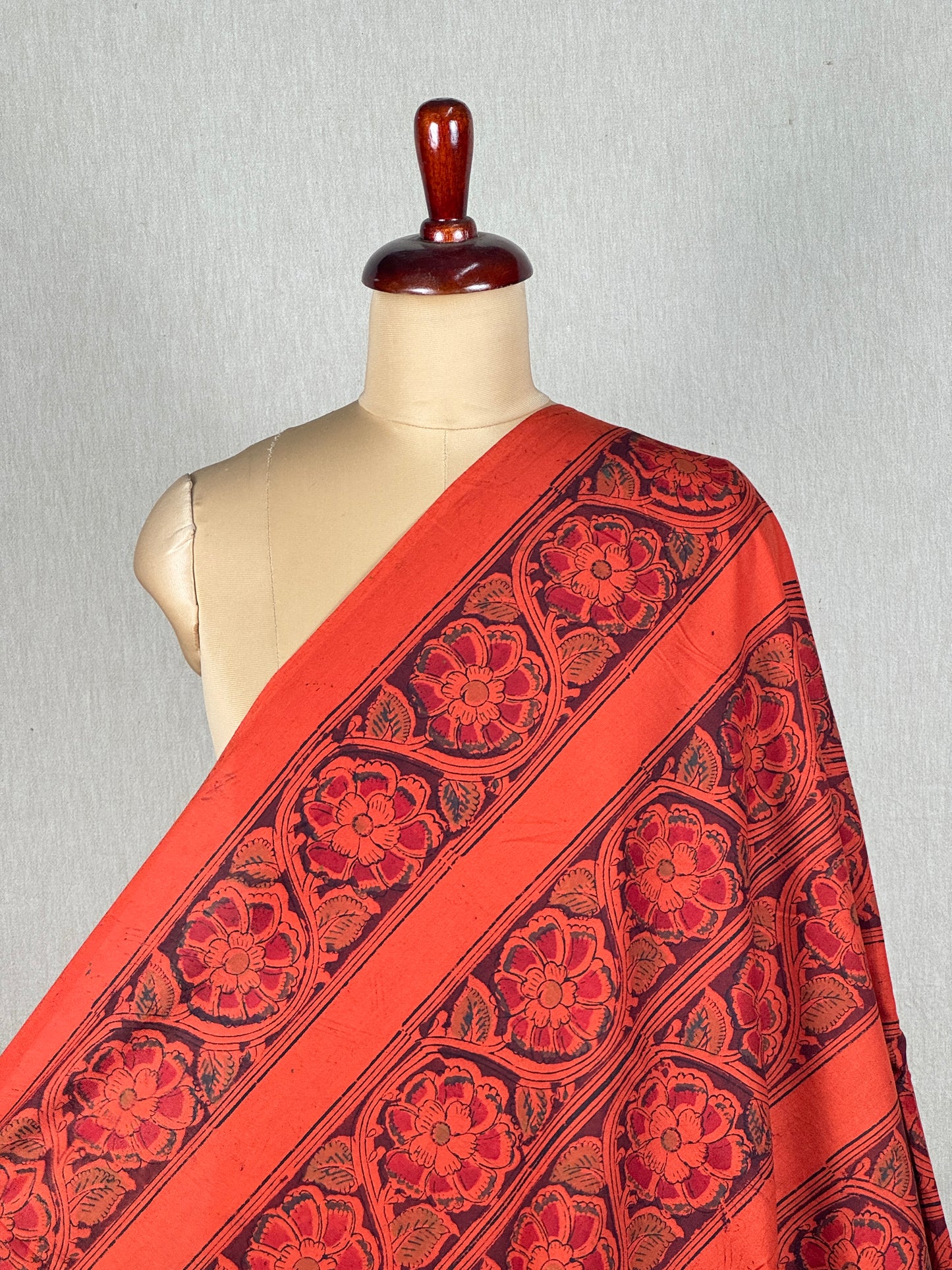 Block Printed Kalamkari  Cotton Fabrics