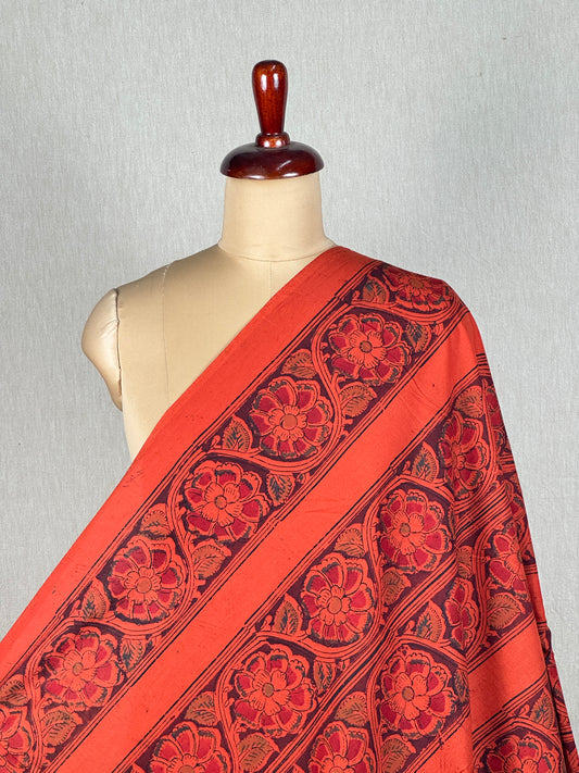 Block Printed Kalamkari  Cotton Fabrics