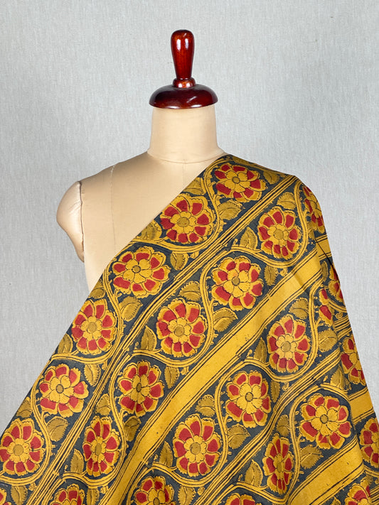 Block Printed Kalamkari  Cotton Fabrics