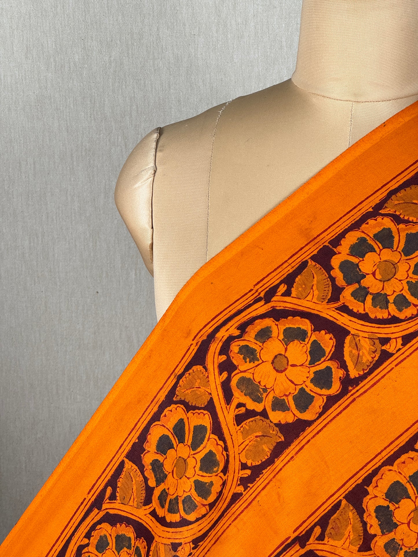 Block Printed Kalamkari  Cotton Fabrics