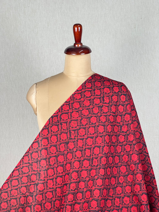 Block Printed Kalamkari  Cotton Fabrics