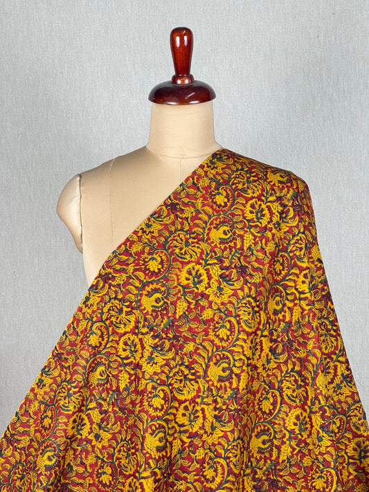 Block Printed Kalamkari  Cotton Fabrics