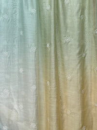 Embroidered 4D Banarasi Silk Chanderi Fabrics