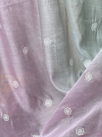 Embroidered 4D Banarasi Silk Chanderi Fabrics