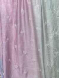Embroidered 4D Banarasi Silk Chanderi Fabrics