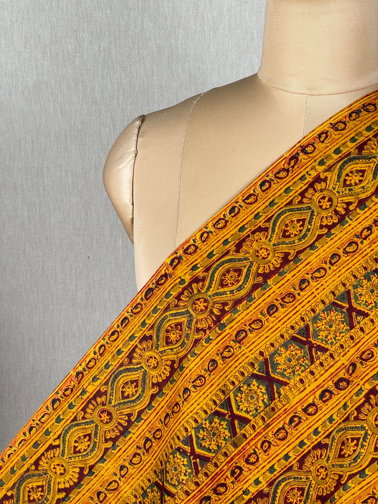 Block Printed Kalamkari  Cotton Fabrics