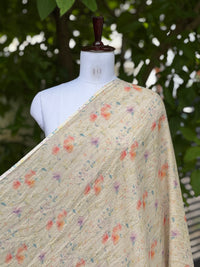 Digital Printed 40 Lee Raw Linen Fabric