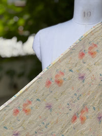 Digital Printed 40 Lee Raw Linen Fabric