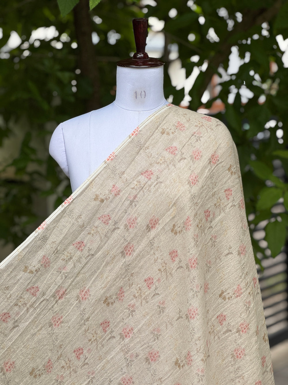 Digital Printed 40 Lee Raw Linen Fabric