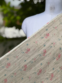Digital Printed 40 Lee Raw Linen Fabric