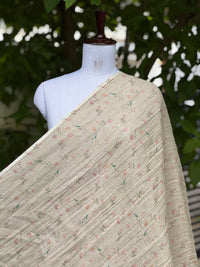 Digital Printed 40 Lee Raw Linen Fabric
