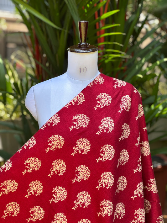 Printed Cotton Satin Fabric