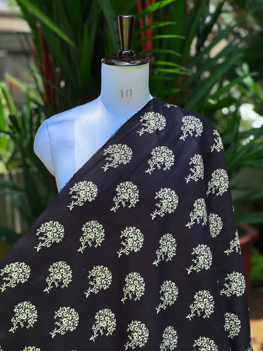 Printed Cotton Satin Fabric