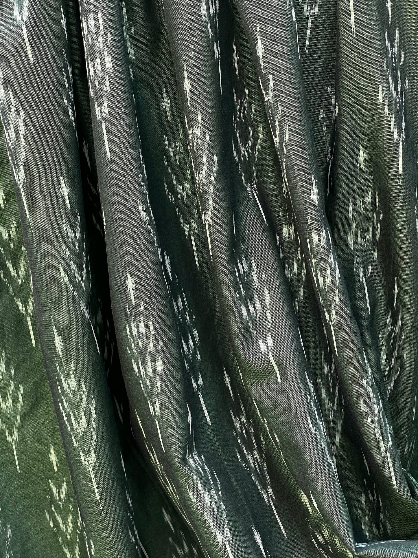 Silk by Cotton Ikat Fabrics