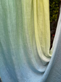4D Ombré Dyed Gauze Linen Fabric