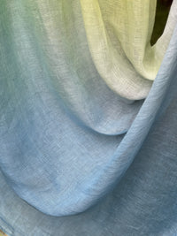 4D Ombré Dyed Gauze Linen Fabric