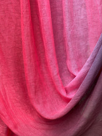 4D Ombré Dyed Gauze Linen Fabric