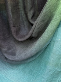 4D Ombré Dyed Gauze Linen Fabric