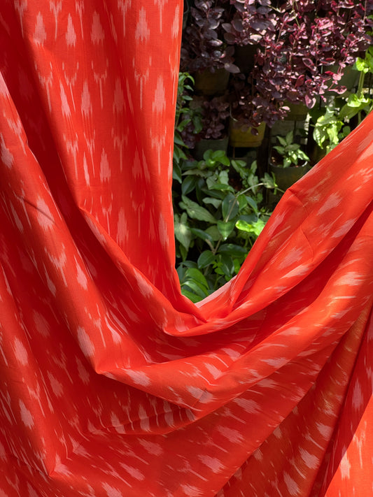 Silk by Cotton Ikat Fabrics