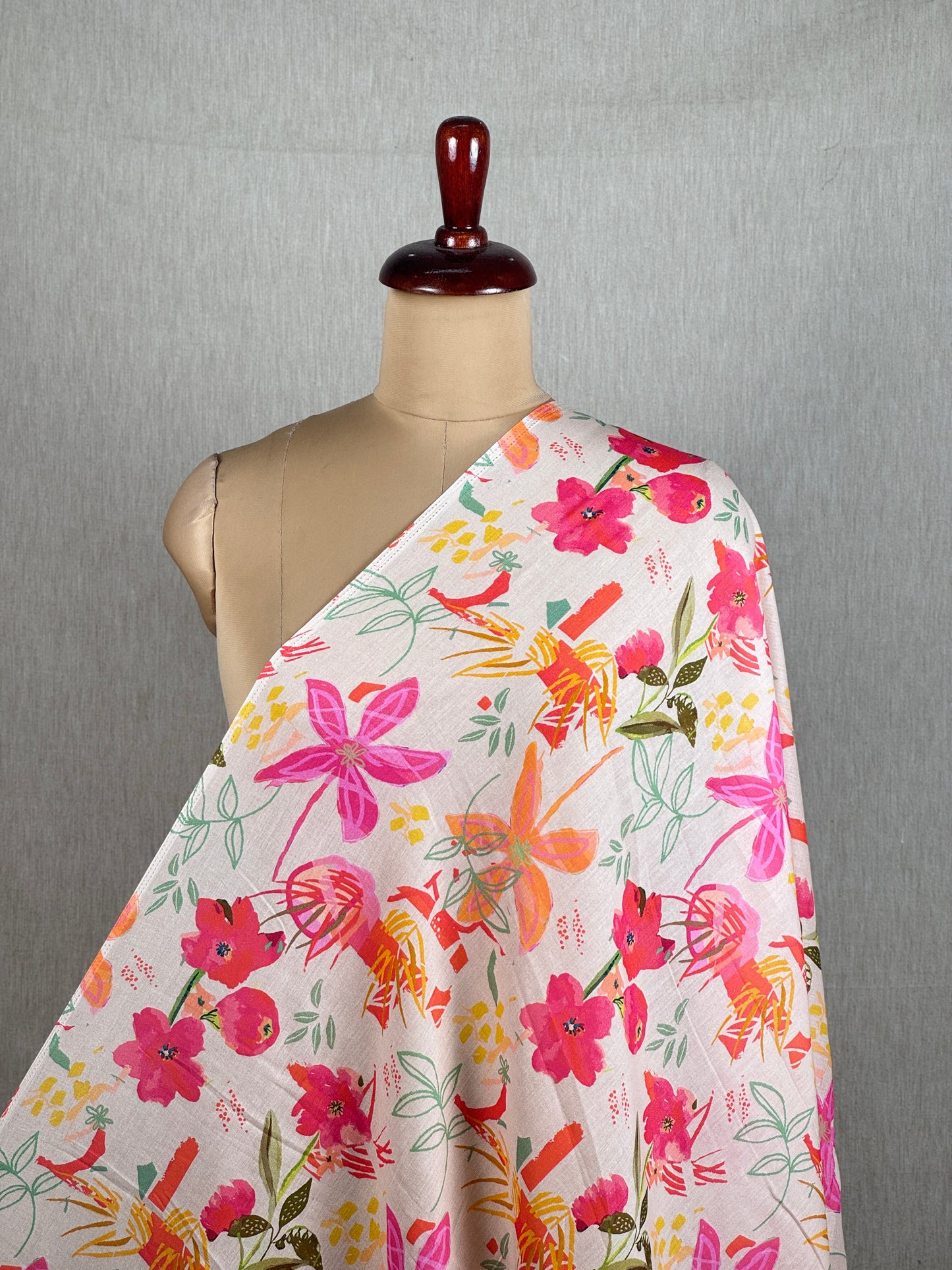 Digital Printed Mulmul Cotton  Fabric