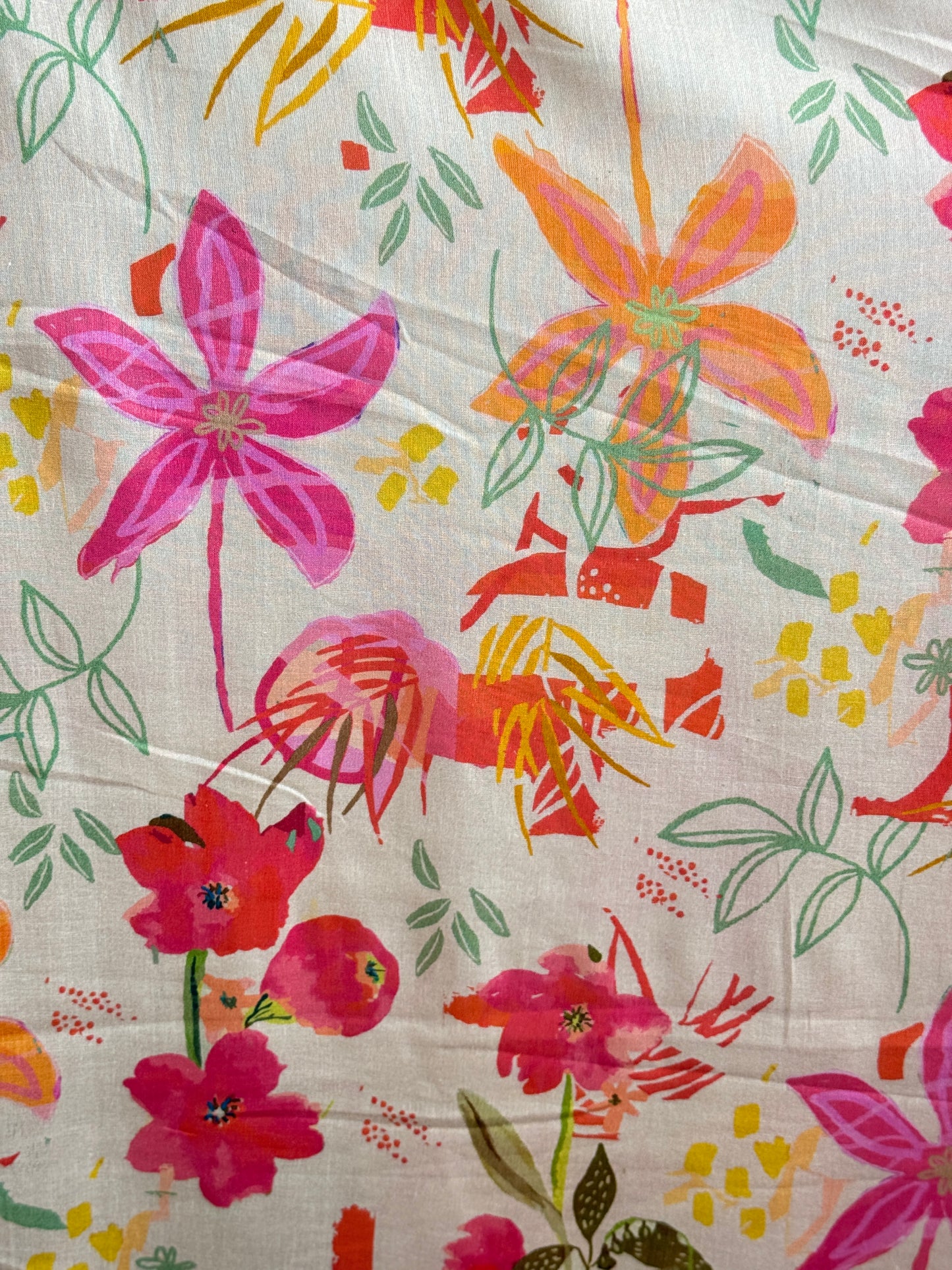 Digital Printed Mulmul Cotton  Fabric