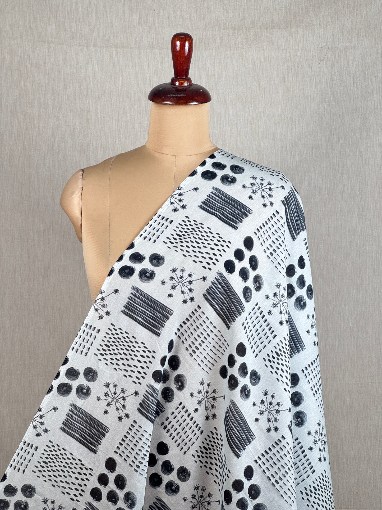 Digital Printed Mulmul Cotton  Fabric