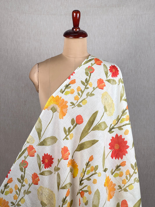 Digital Printed Mulmul Cotton  Fabric