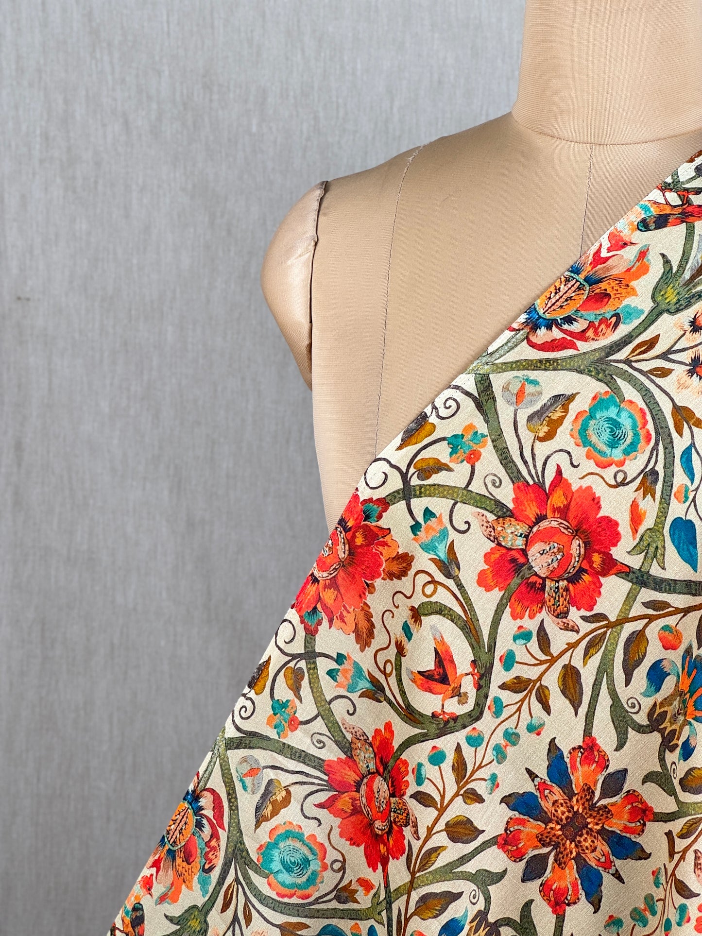 Digital Printed Mulmul Cotton  Fabric