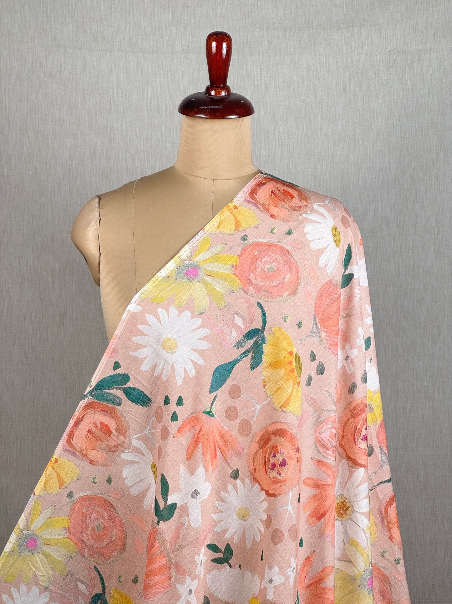 Digital Printed Mulmul Cotton  Fabric